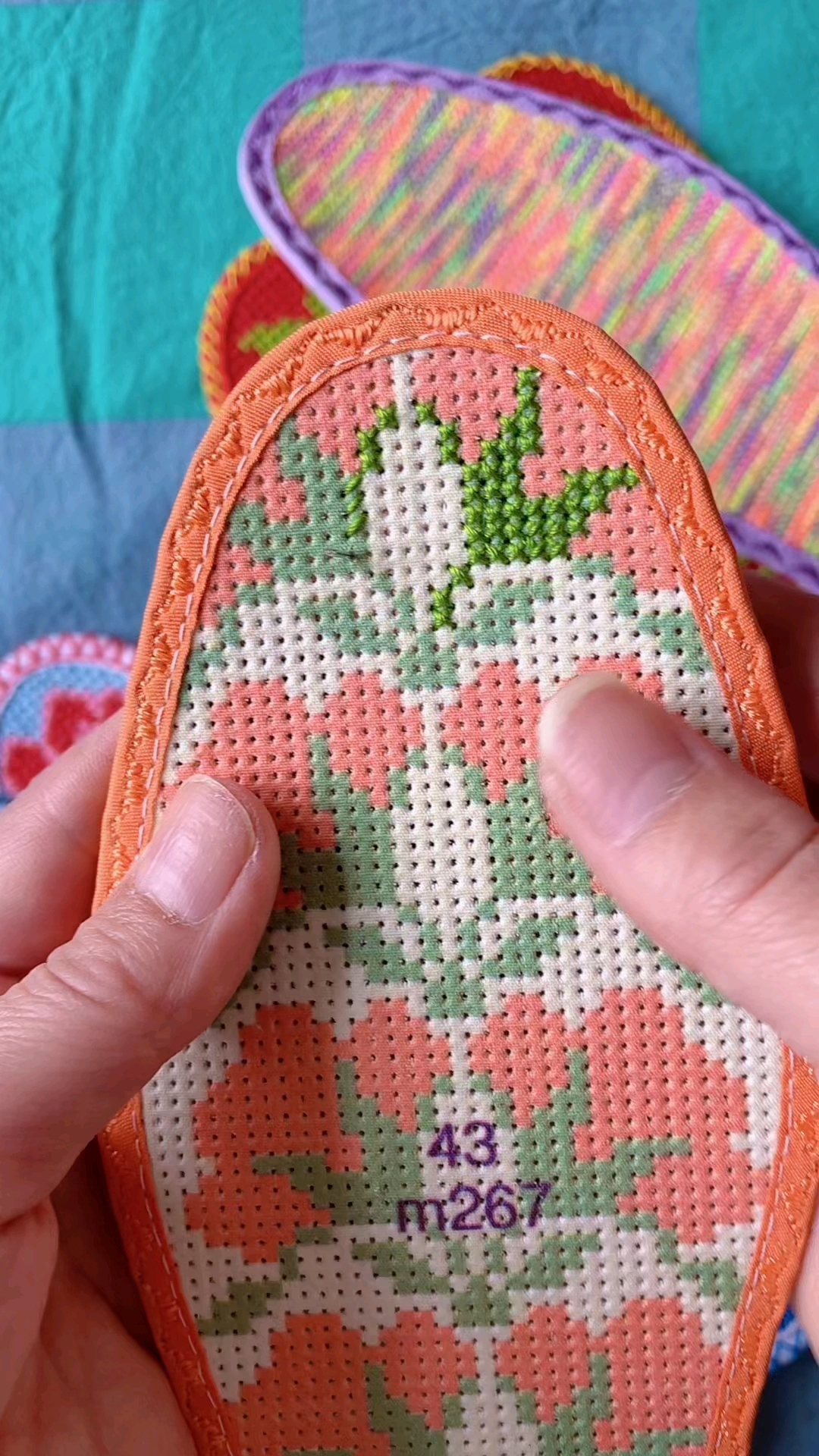 传统手艺,手工鞋垫半成品