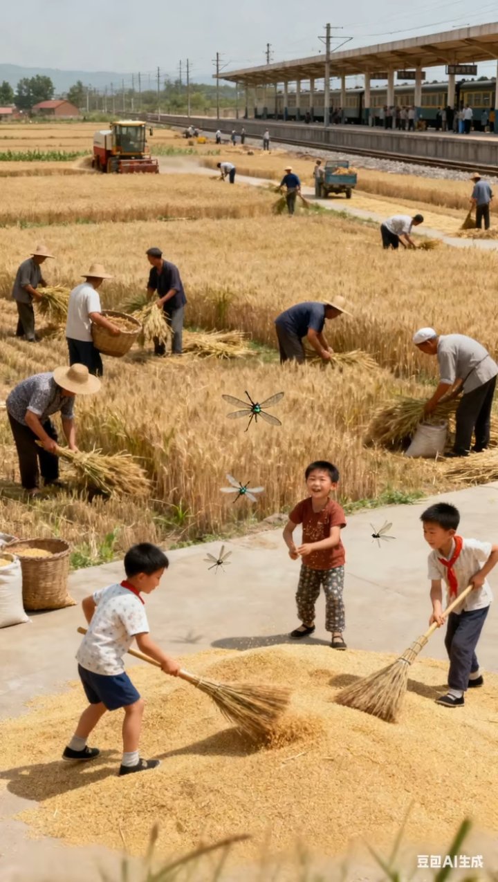 辛勤的劳动农民