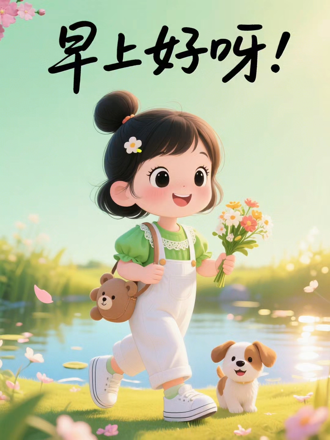 早上好呀,我最在乎的人!愉快的清晨,不变的问候,用快乐的心问