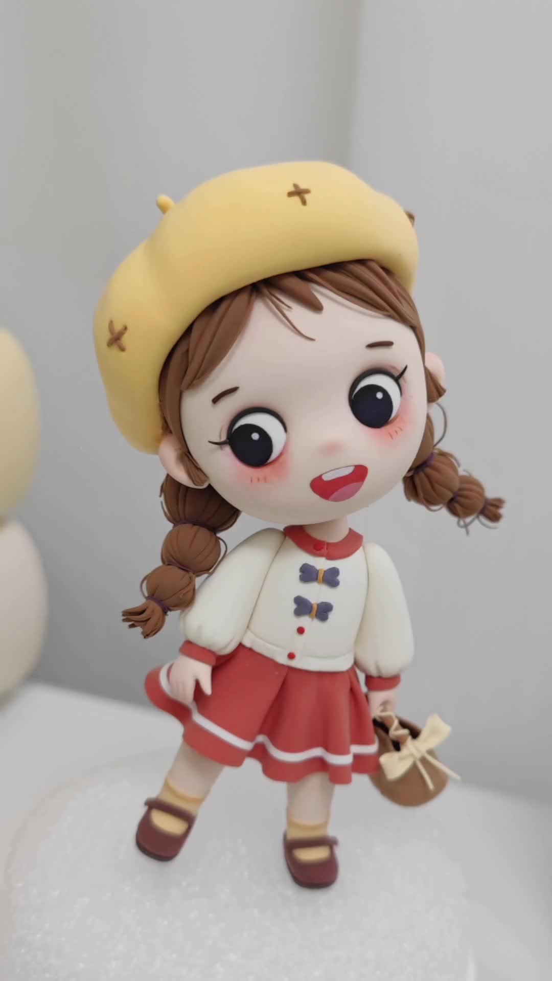 可爱的超轻粘土娃娃