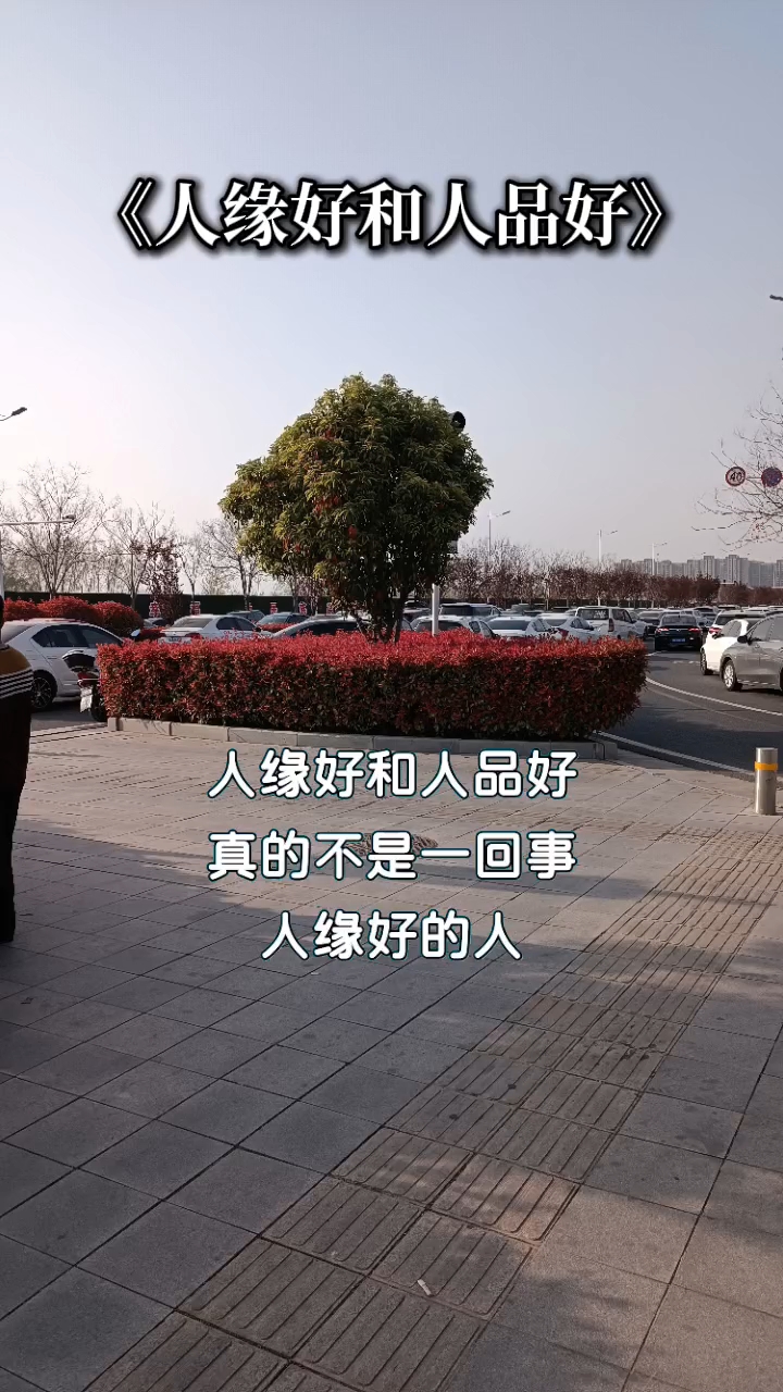 人缘好和人品好真的不是一回事