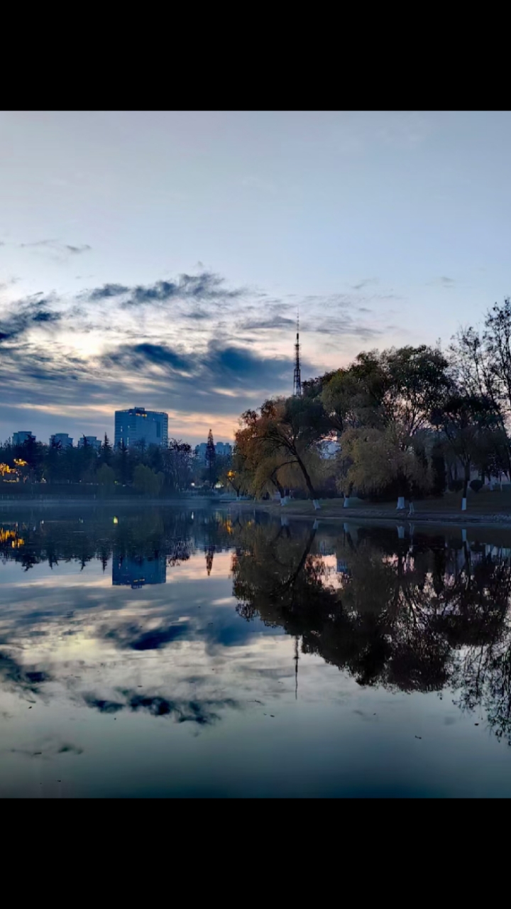 初冬宿迁沭阳景色秀丽
