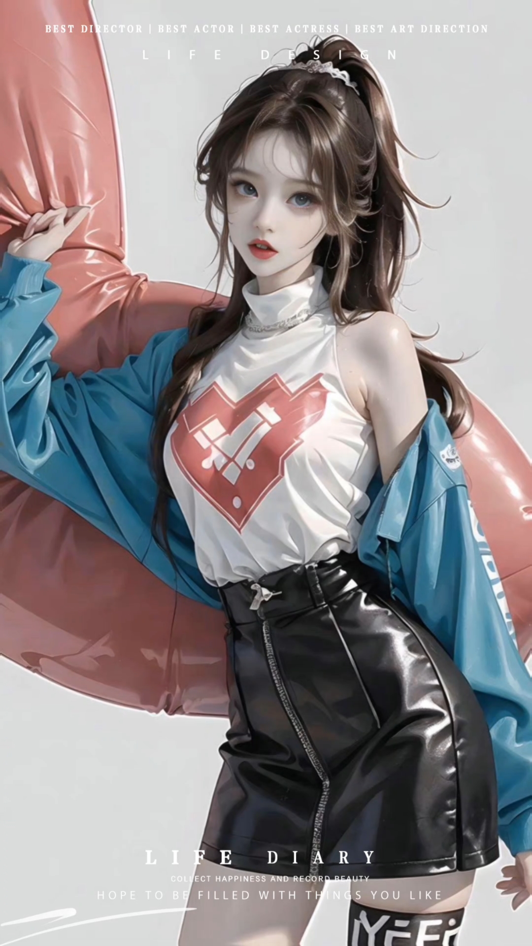 国风甜美酷炫女孩壁纸