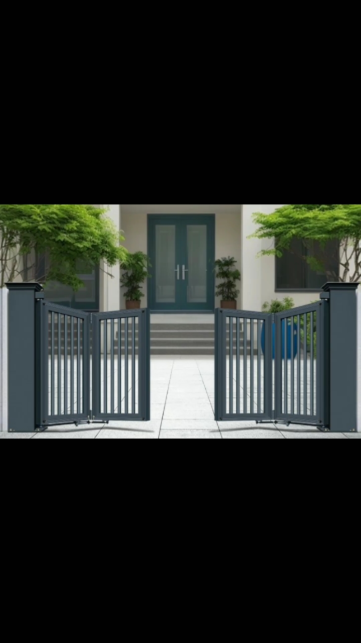 北京铝合金电动小门 小区门禁 电动伸缩门 道闸 定制