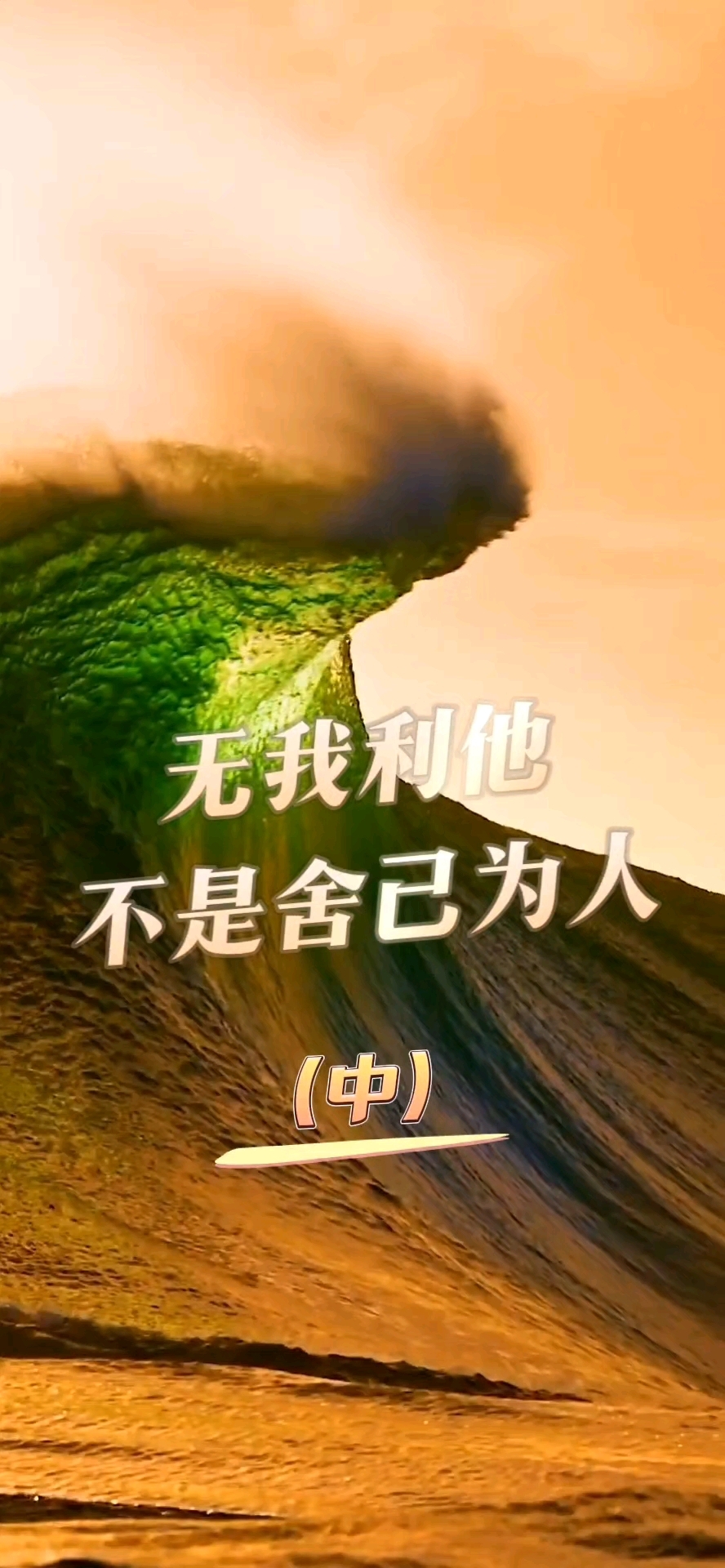 人生无他是什么意思