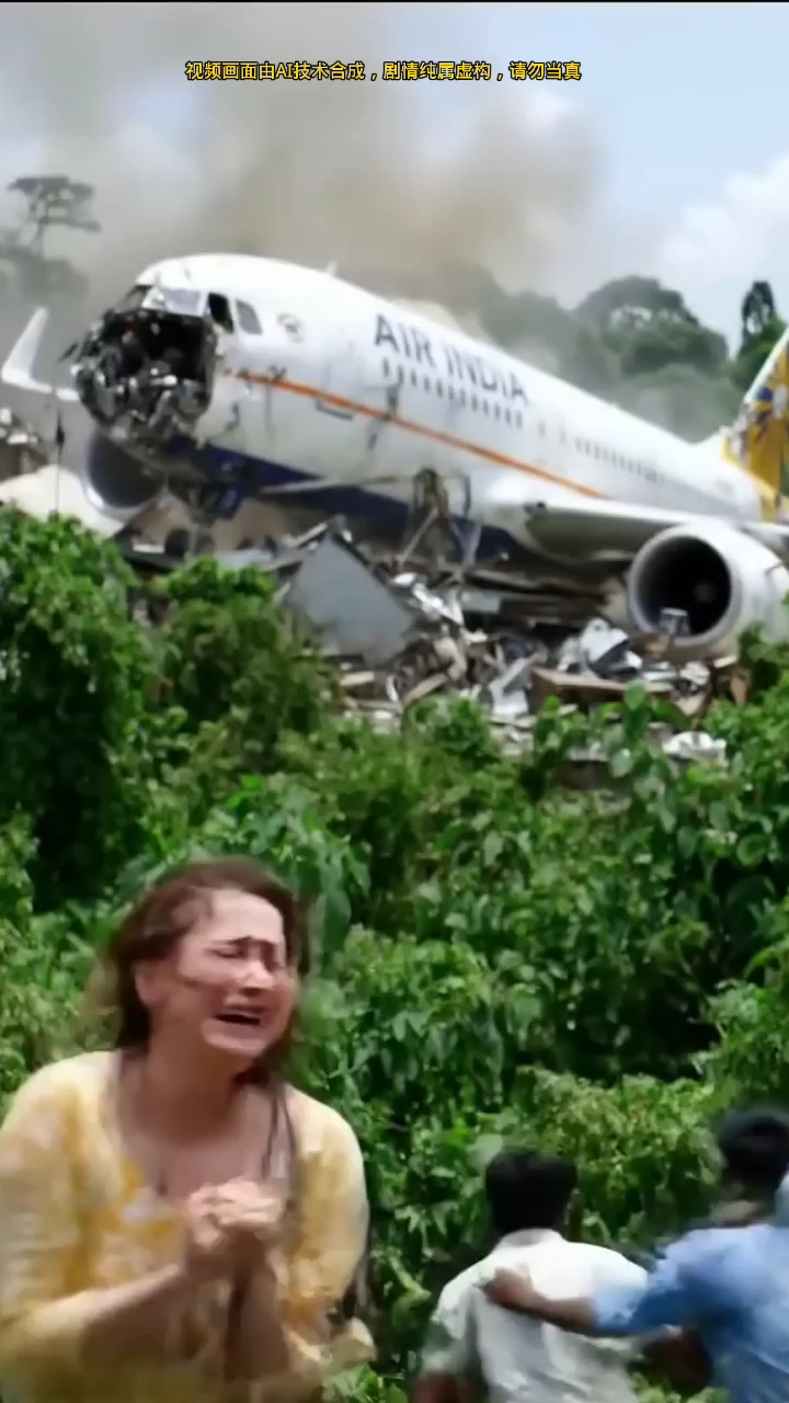 飞机坠毁