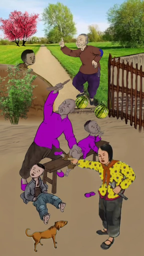 关于小时候偷邻居家瓜被打那件事