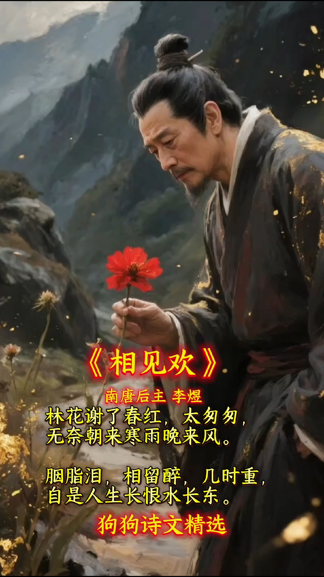 《相见欢》李煜 最通俗的语言 最美的词