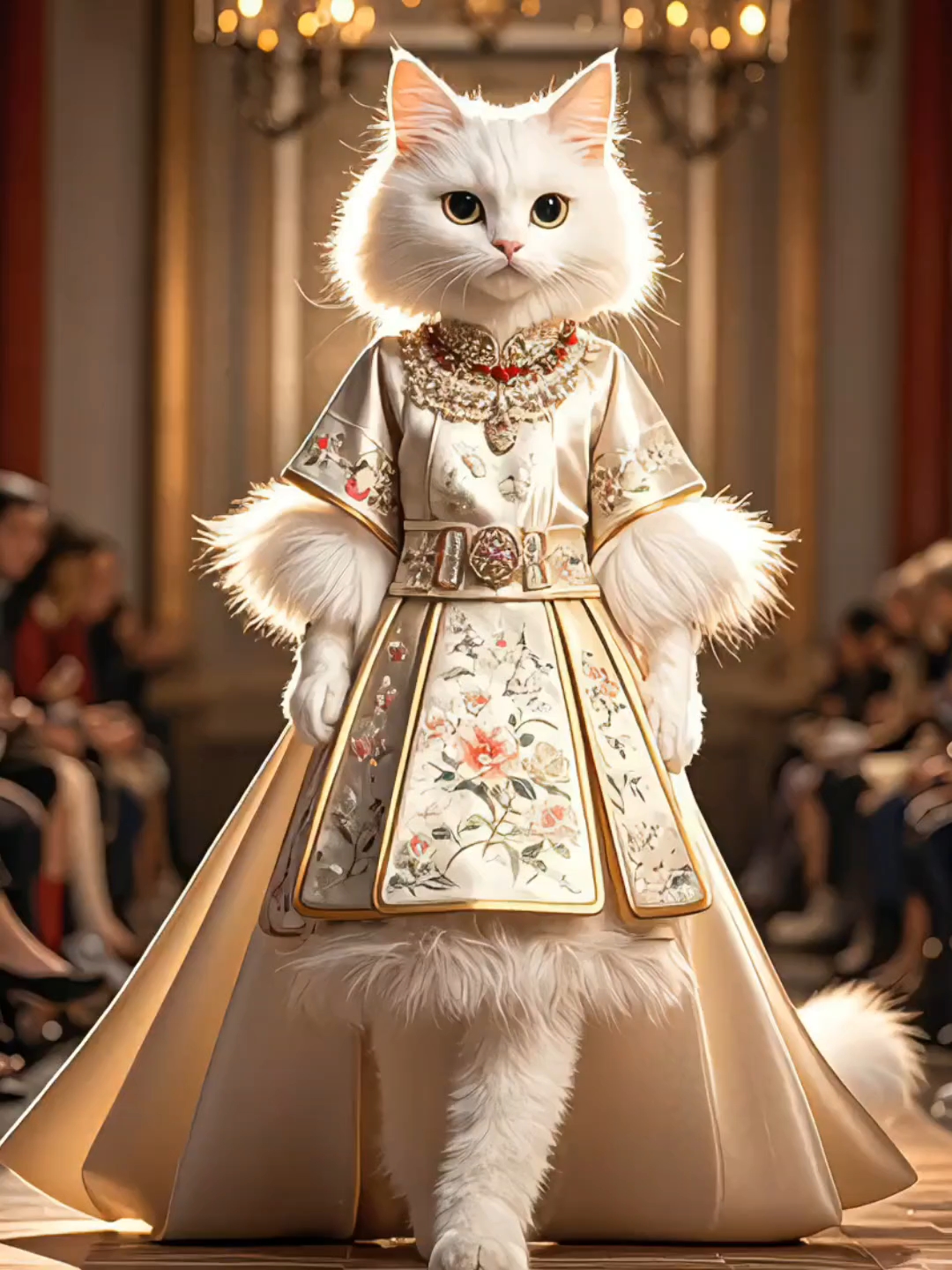 猫咪古典风走秀