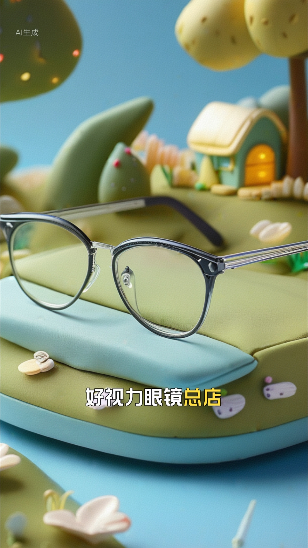 好视力眼镜总店八轴双面非球面防蓝光镜片