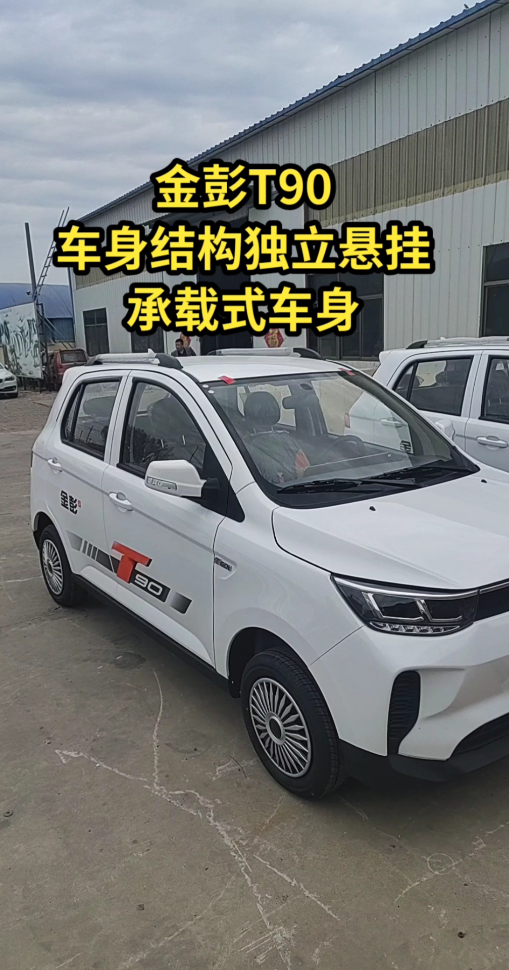 金彭电动车汽车工艺独立悬挂6块电瓶4千瓦电机