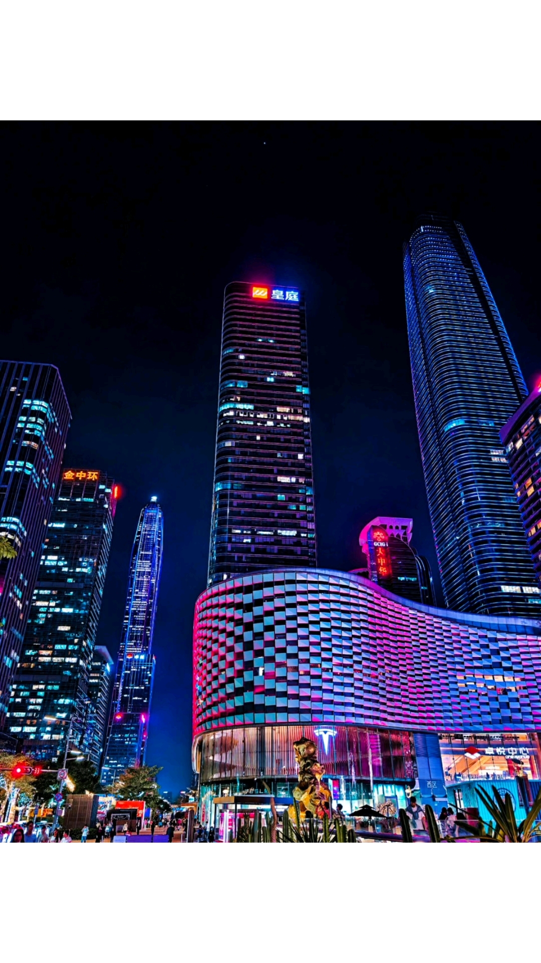 深圳福田的夜景