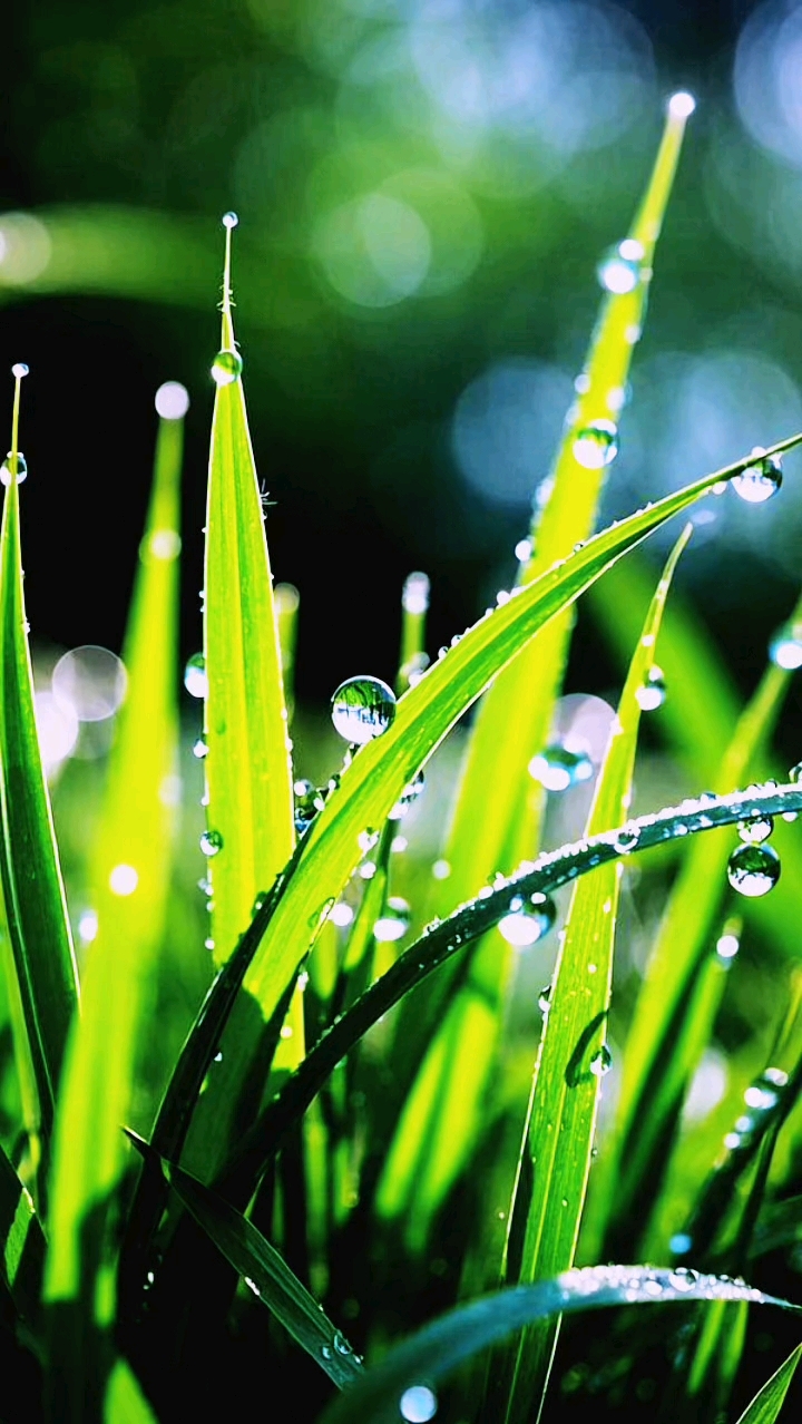 雨露滋润碧芳草