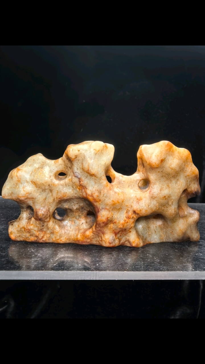 宋代 和田玉随形 笔架