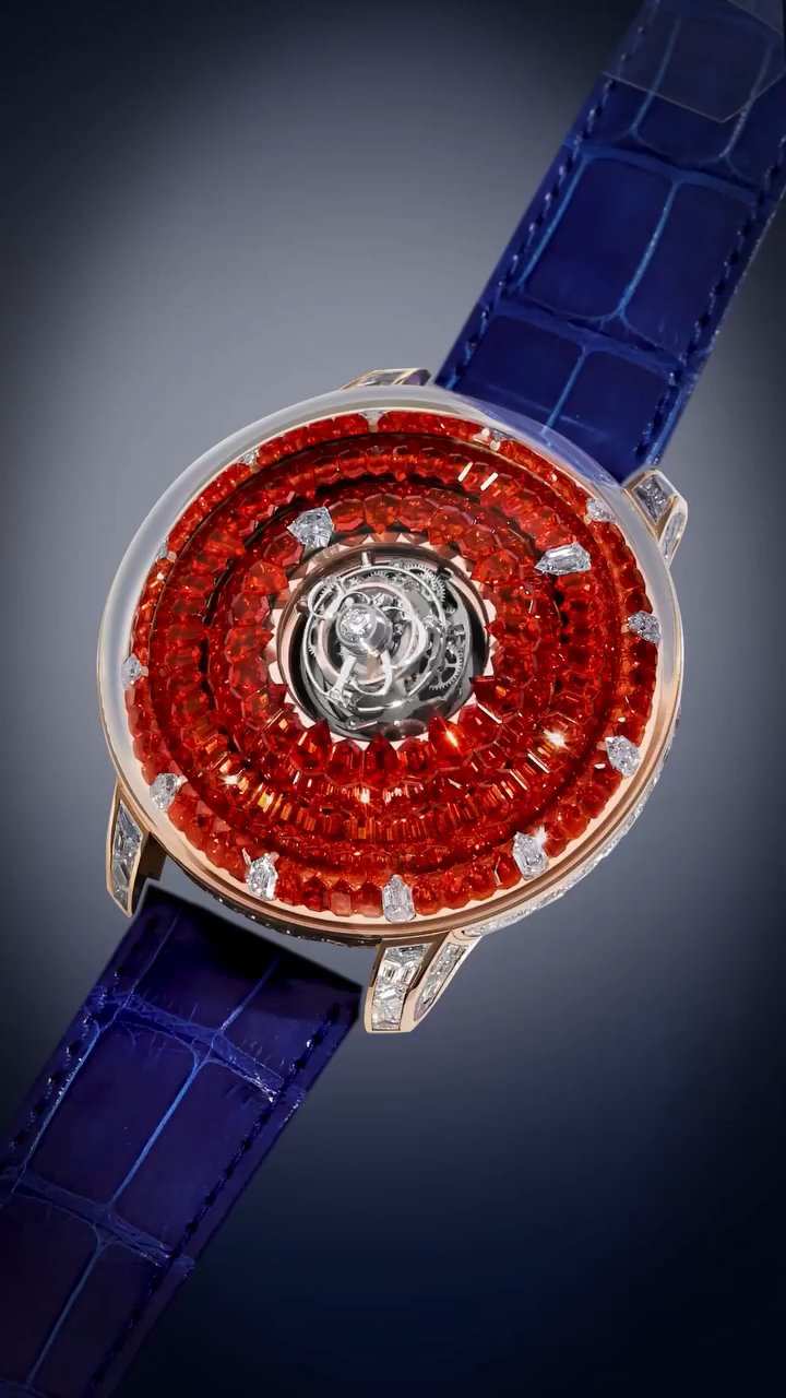 捷克豹神秘陀飞轮:宝石机械的梦幻交融