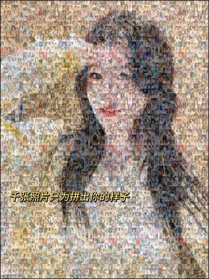 千张图片只为拼出你的样子