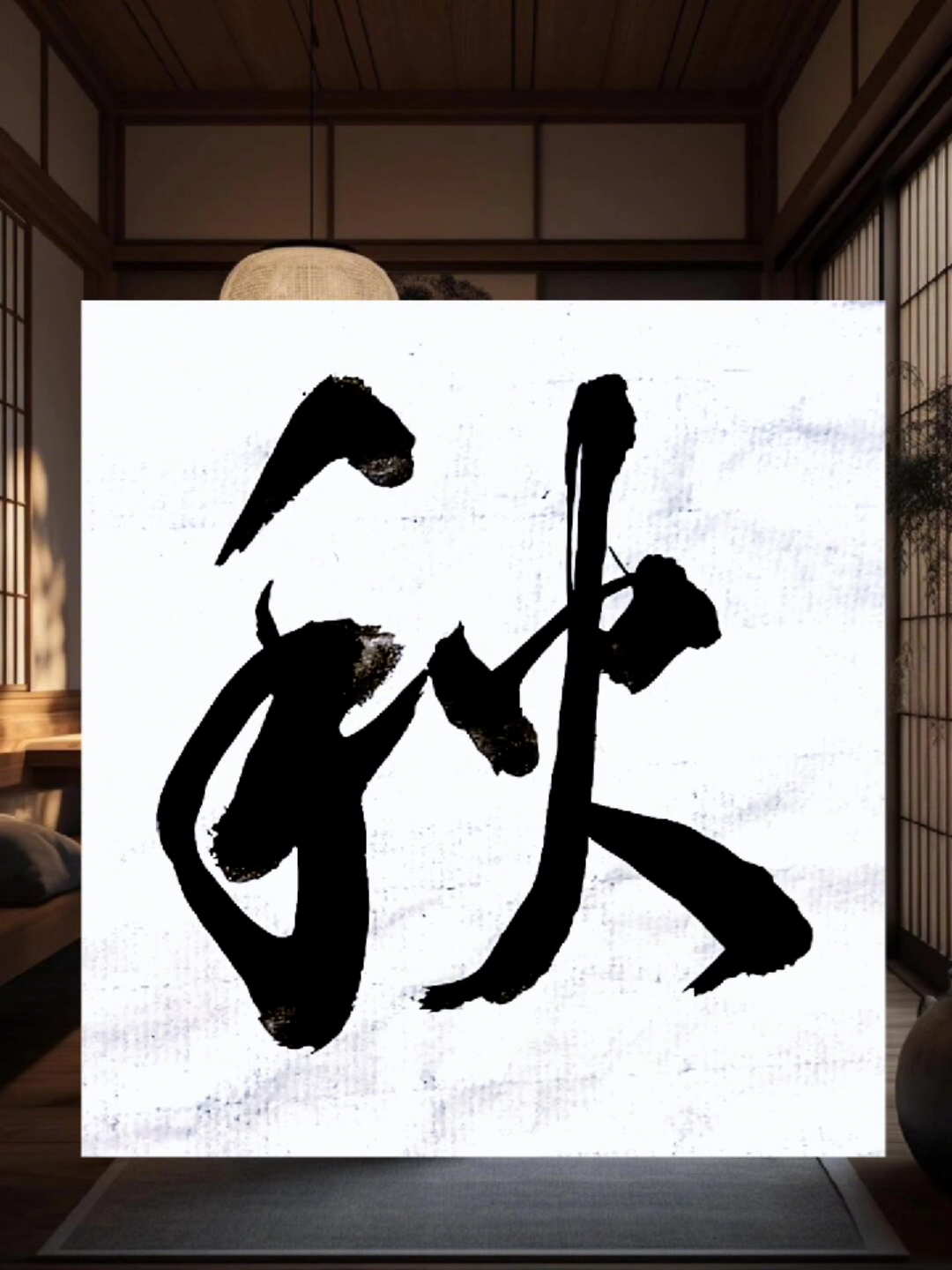 秋字行书