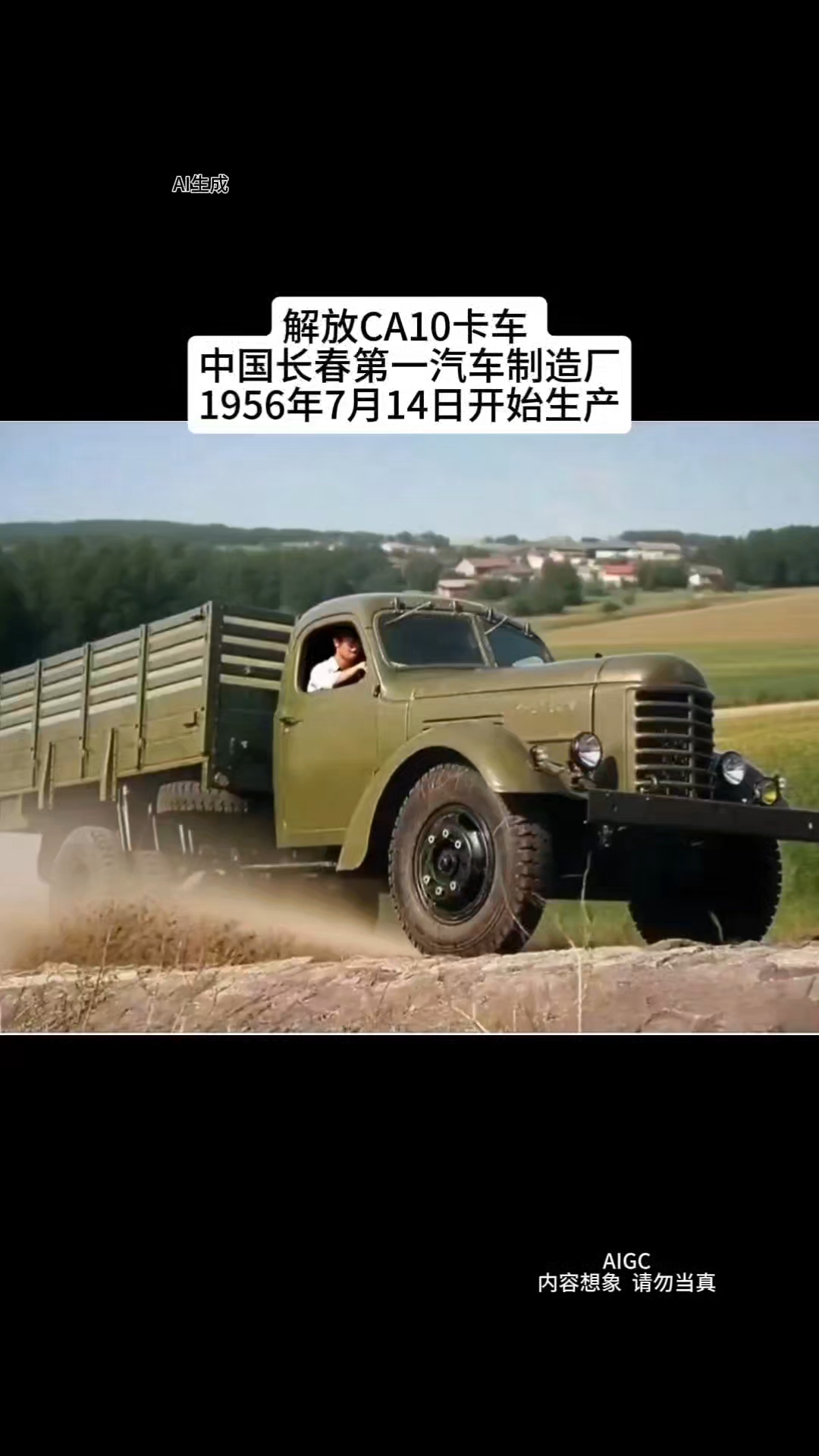 车记忆,解放ca10卡车,1956年长春一汽开启生时光记忆
