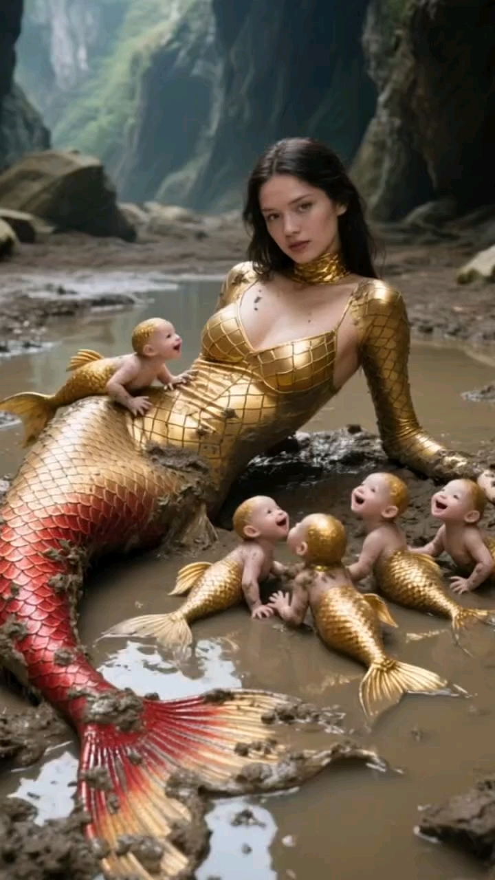 美人鱼和她的宝宝