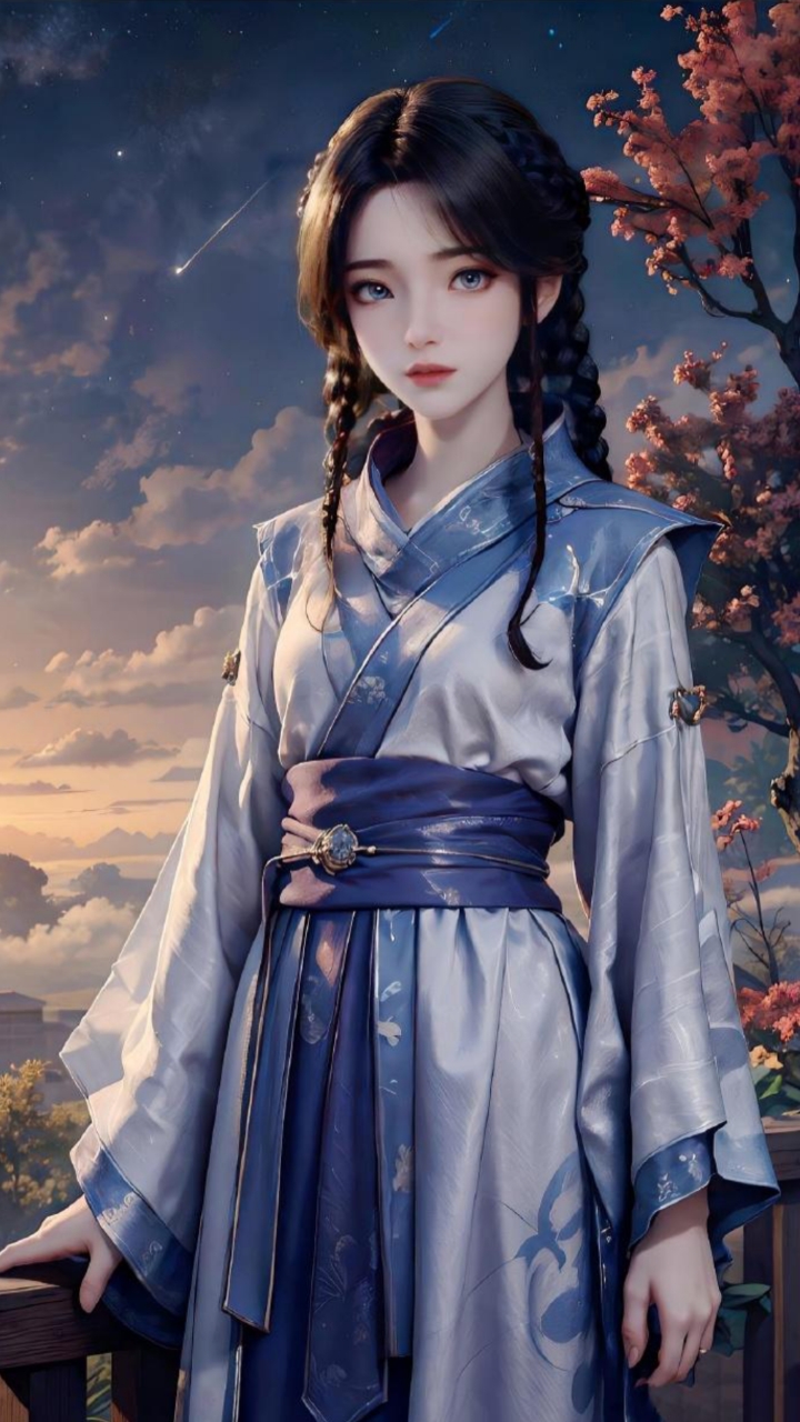 小清新,古风美女