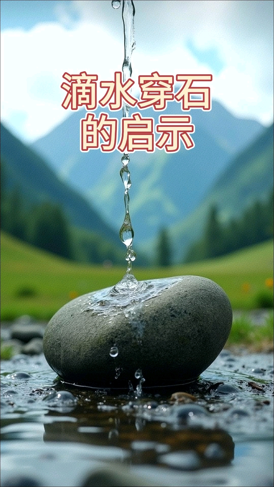 滴水穿石的启示
