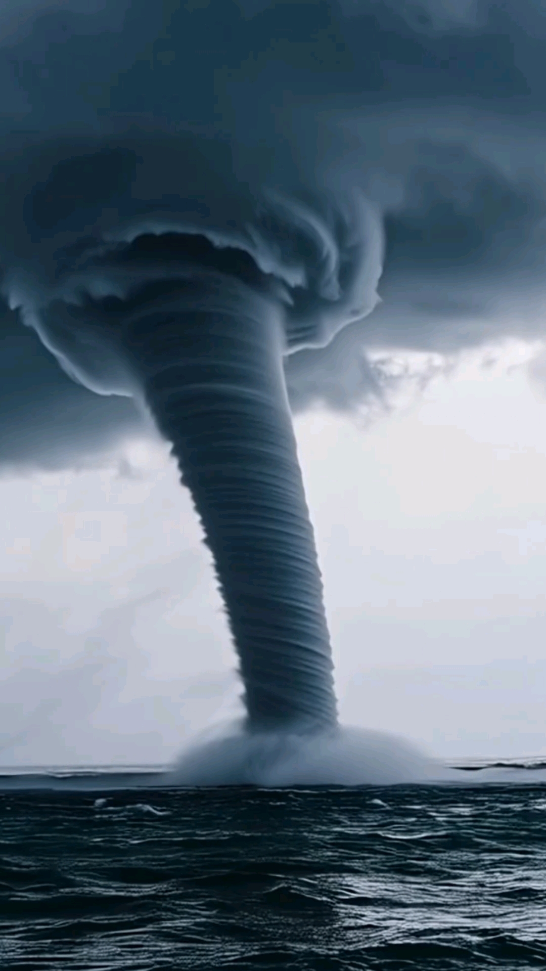 壮观的海上龙卷风,震撼的自然奇观