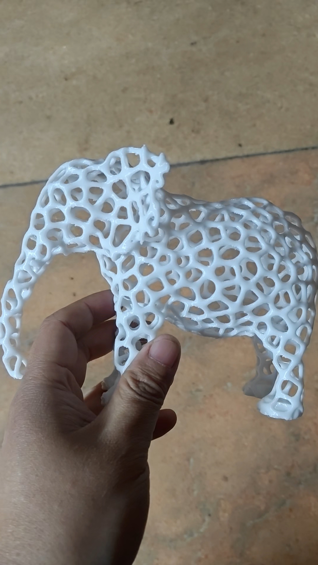 3d打印:镂空大象