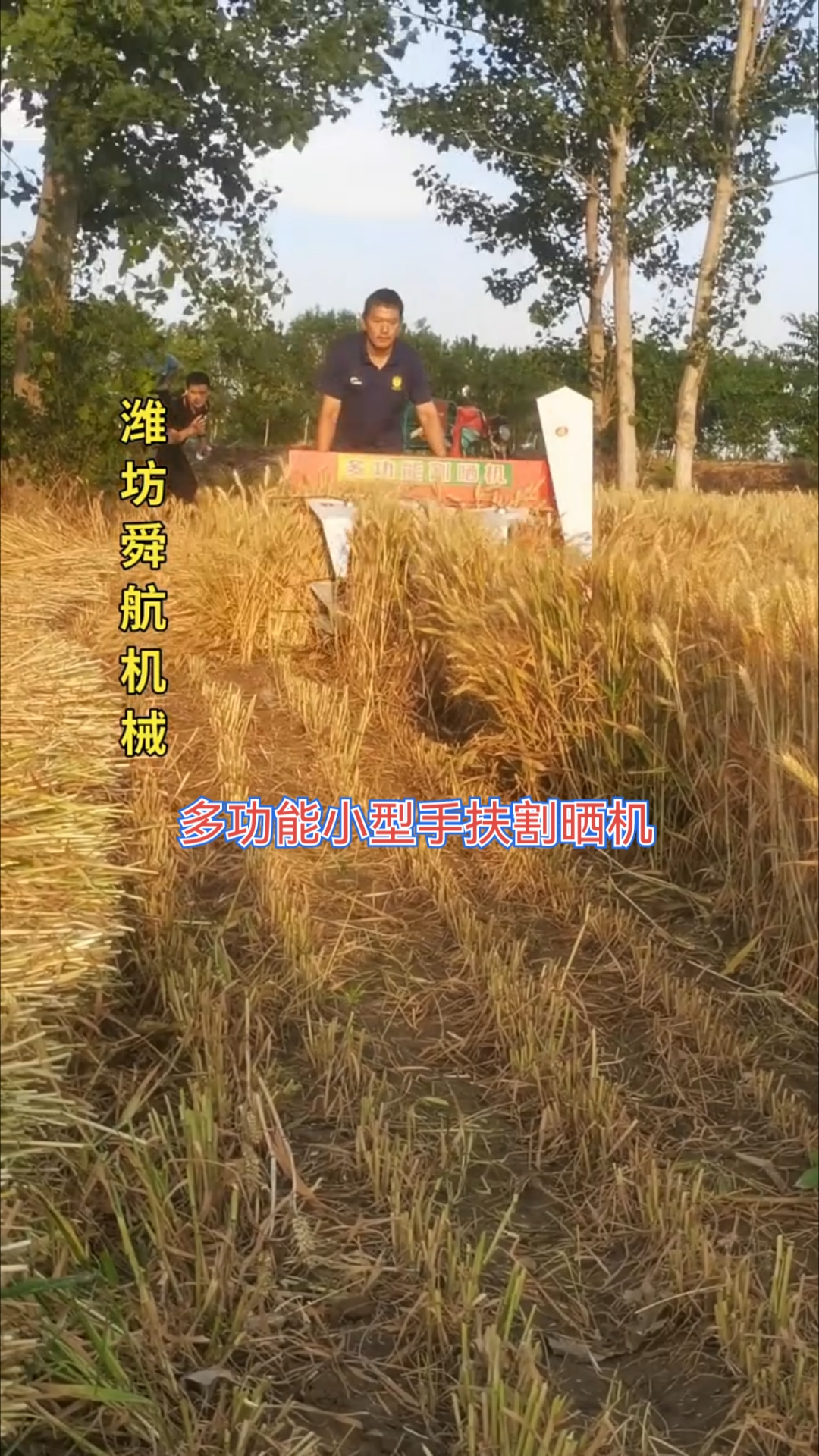 小型手扶牧草收割机