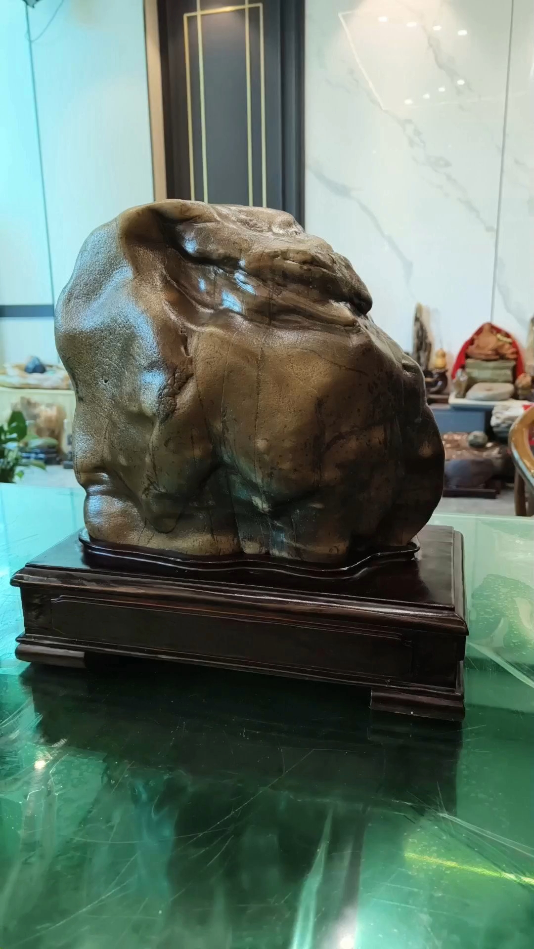 精品奇石榜《始祖》广西合山彩陶石