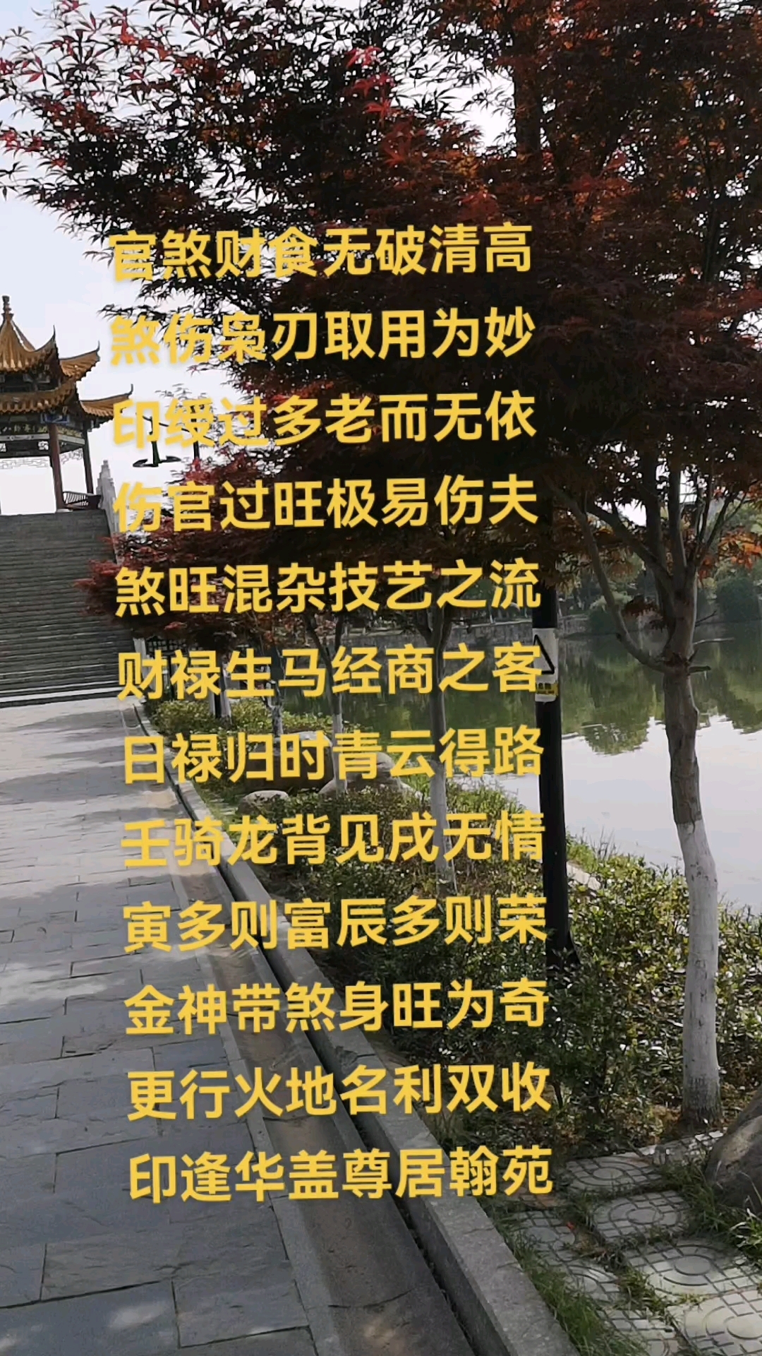 传统文化#古代命理精华节录