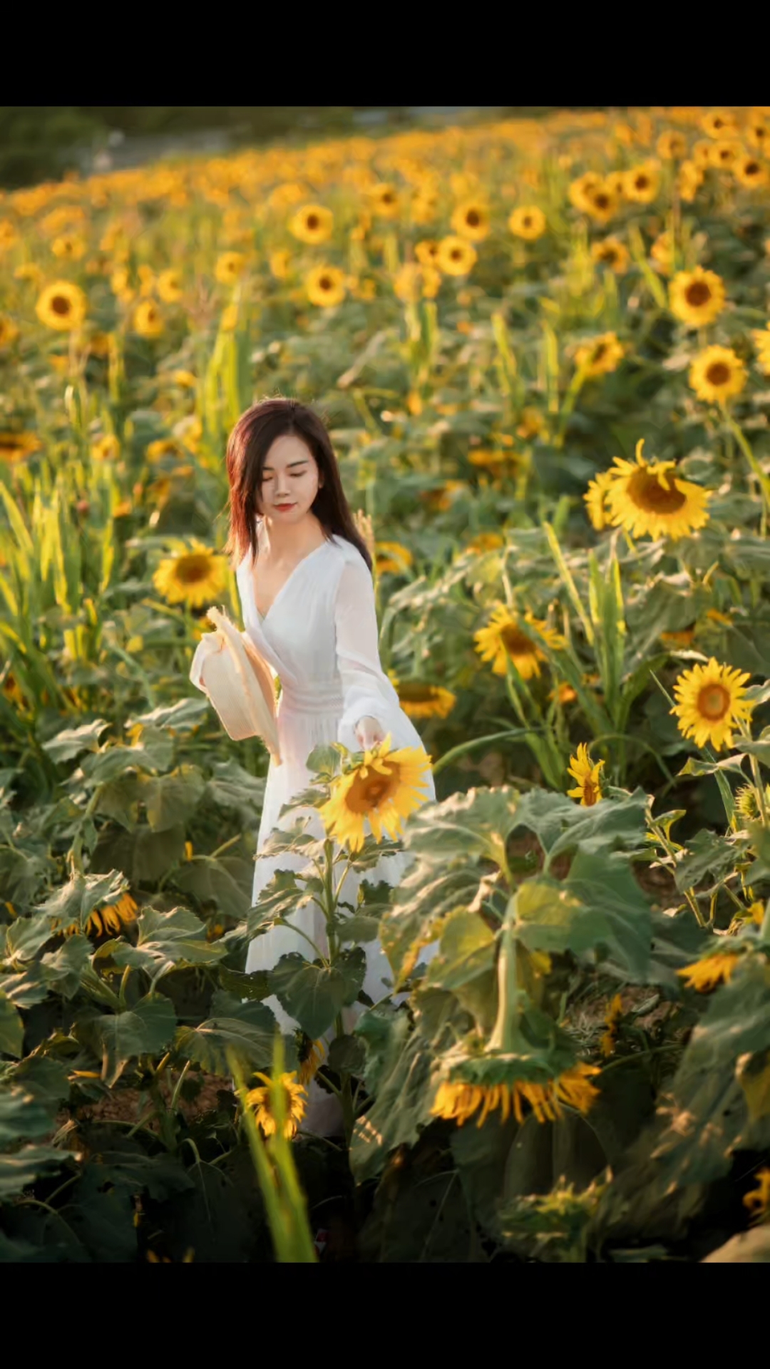 花海拍照的姿势大全女图片