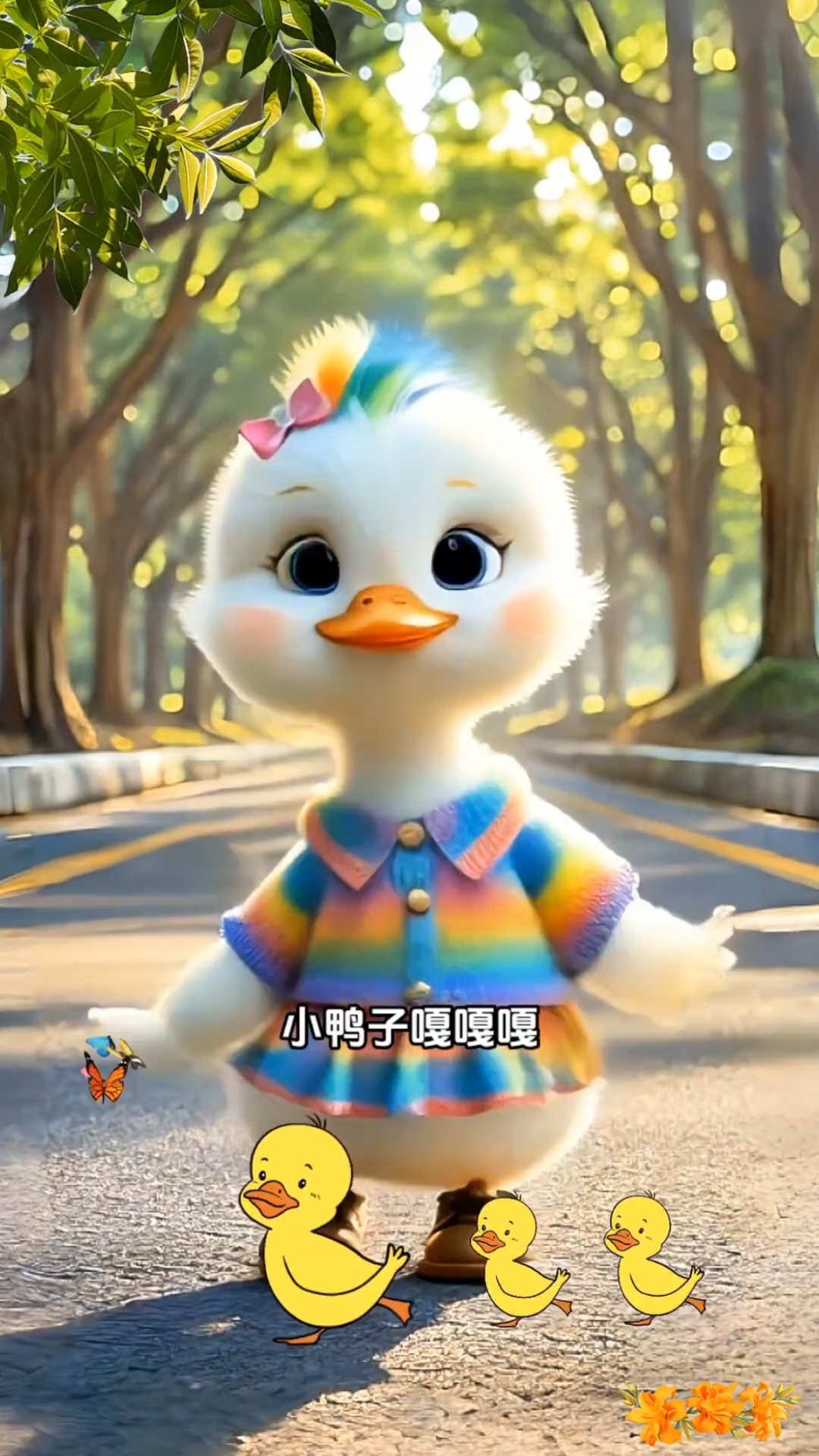 小鸭子伴舞嘎嘎嘎儿歌,可爱爆表