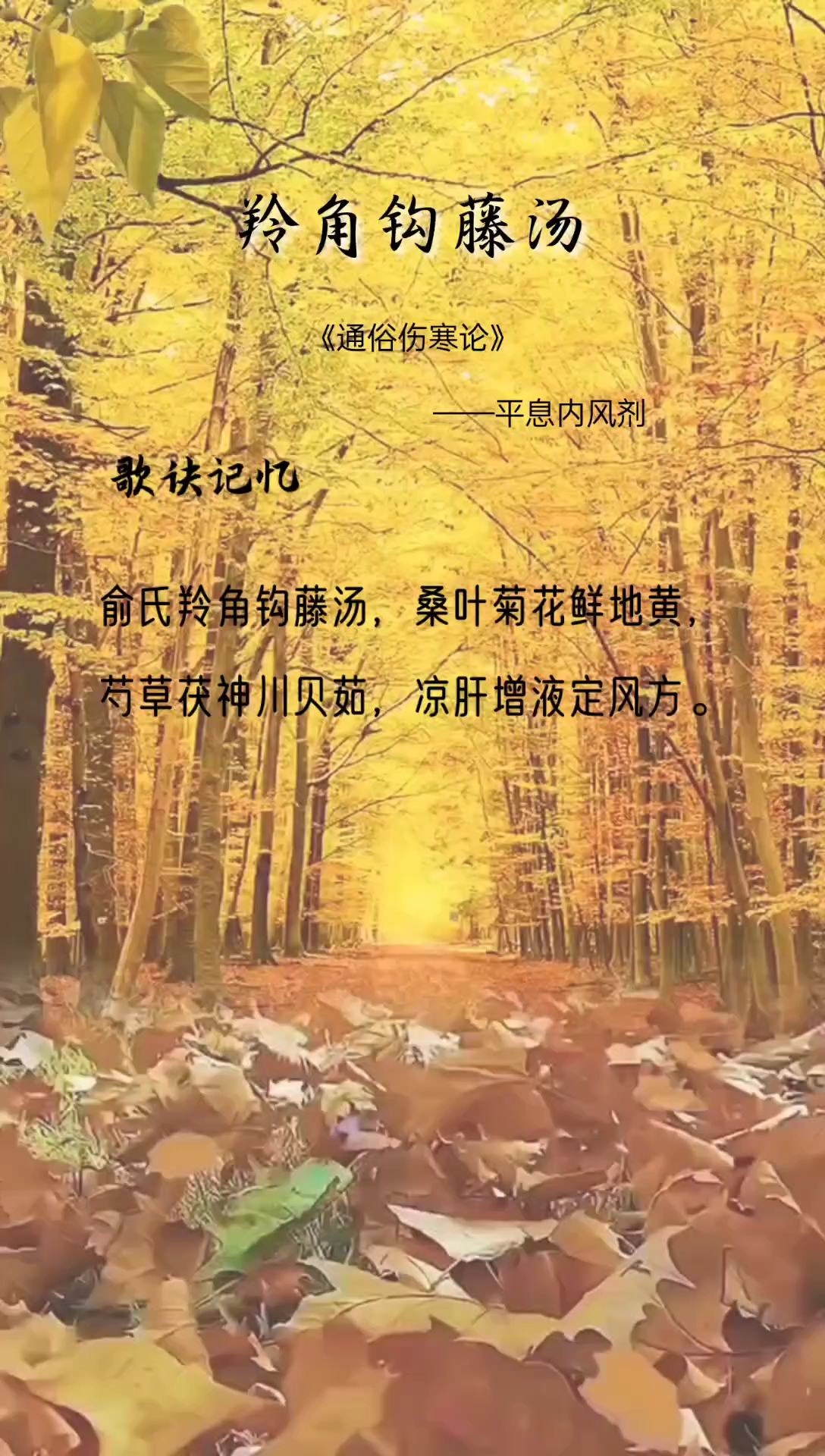 方剂歌诀-羚角钩藤汤