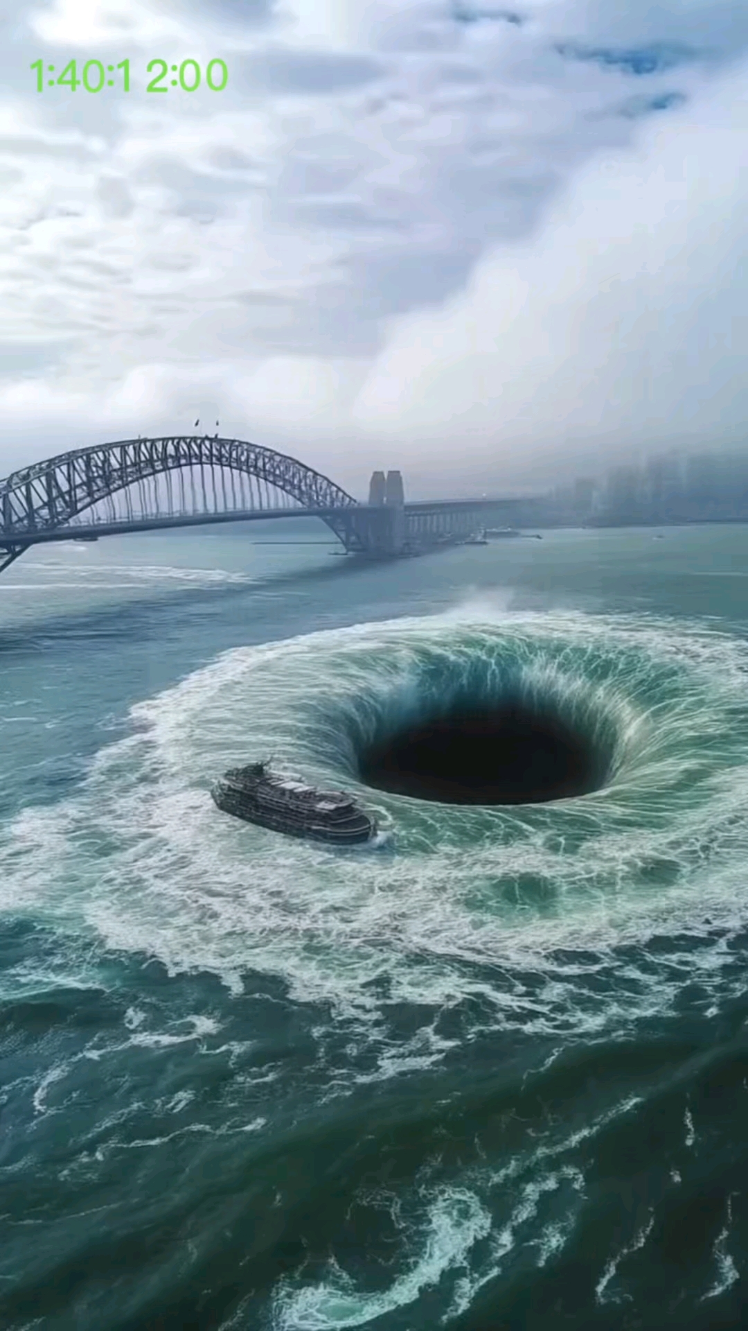 南太平洋的巨大漩涡