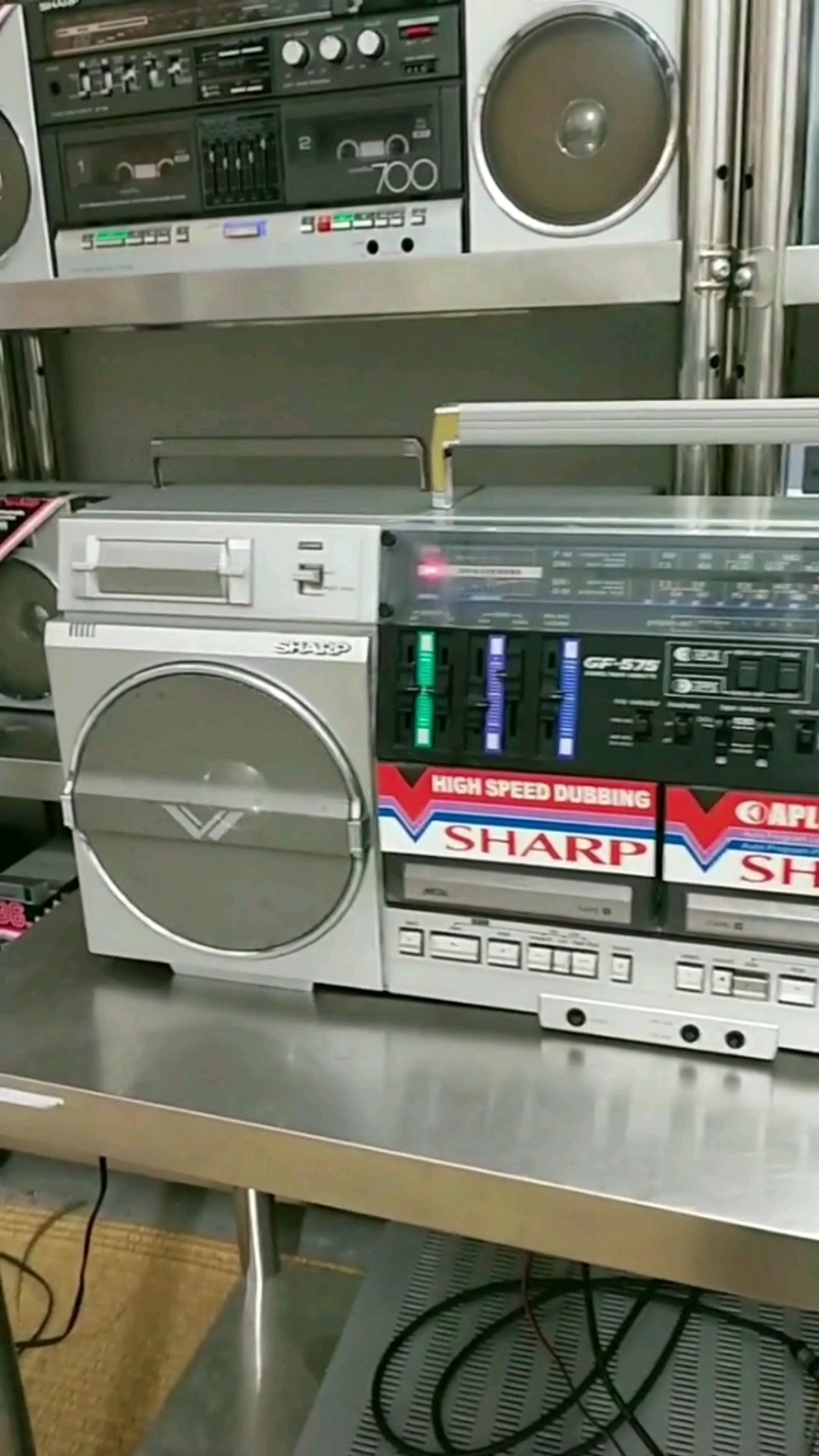 夏普575录音机,原装进口.
