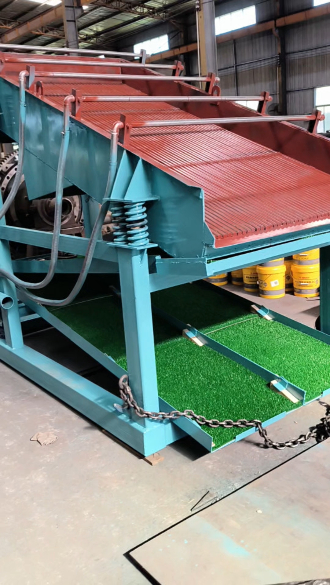 定制款振动沙金溜槽,在上林溜槽基础上改进效率更高