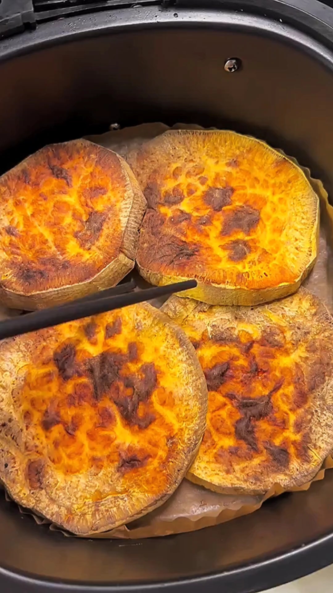 烤的红薯片,太香了