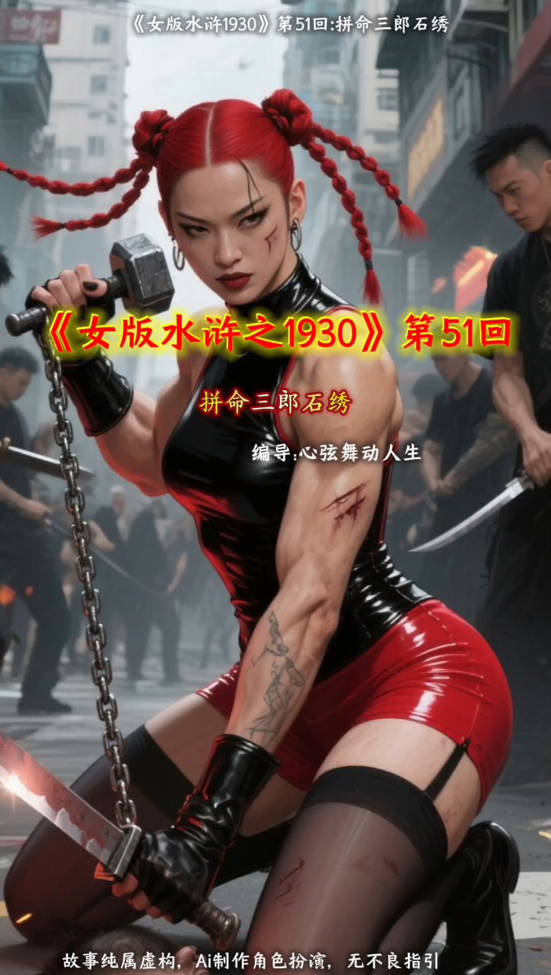 《女版水浒1930》第51回拼命三郎石绣#水浒传#女汉子
