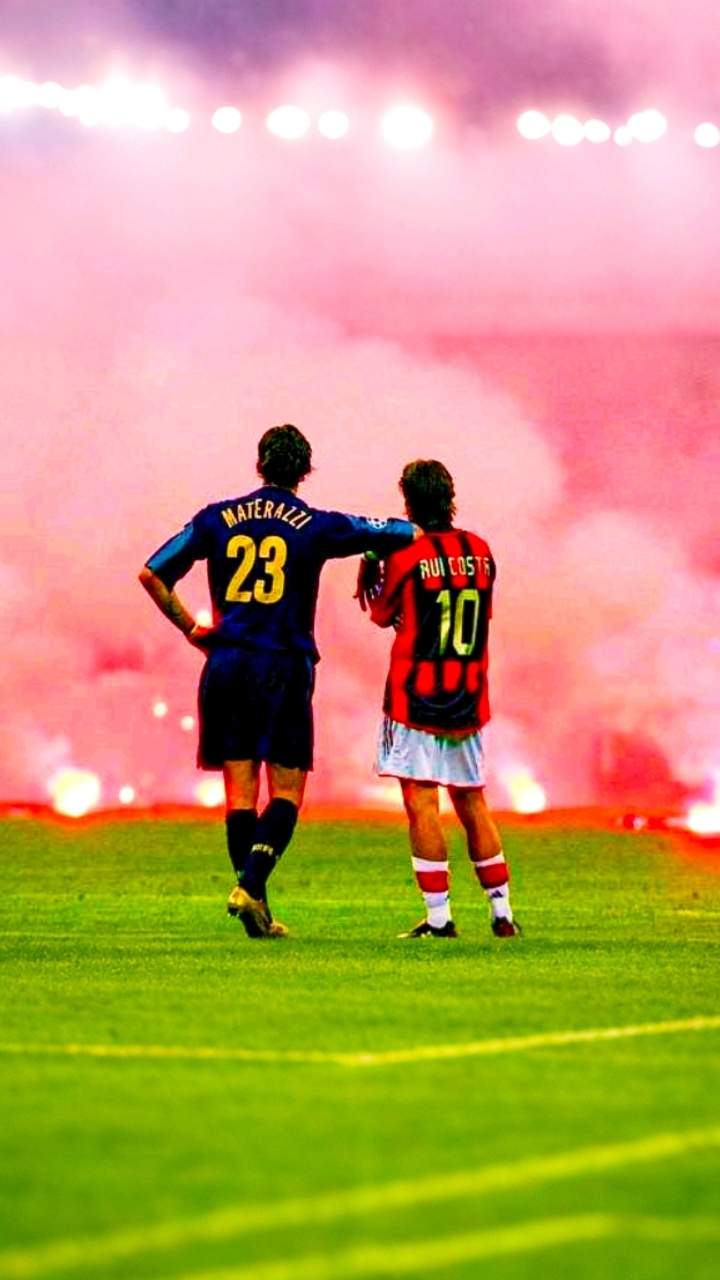 定格的足坛经典,米兰德比烟花德比