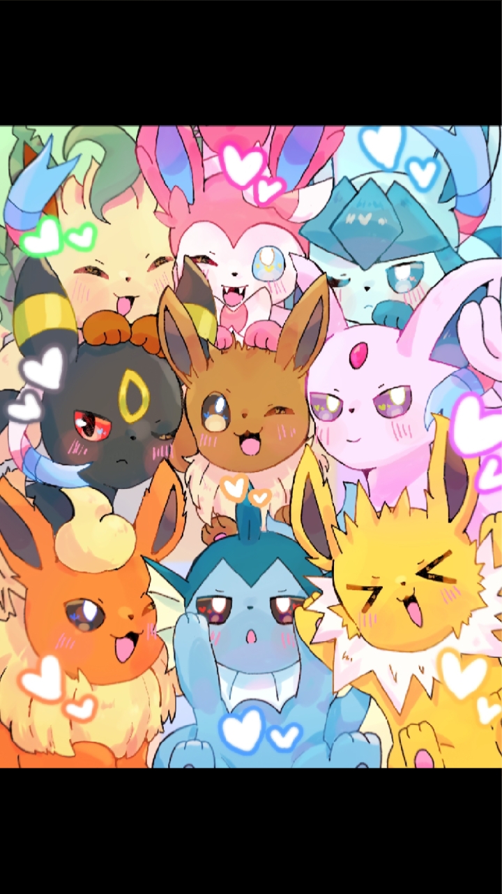 超可爱的伊布家族新图片来了,怎么可爱的伊布家族谁会不喜欢呢?