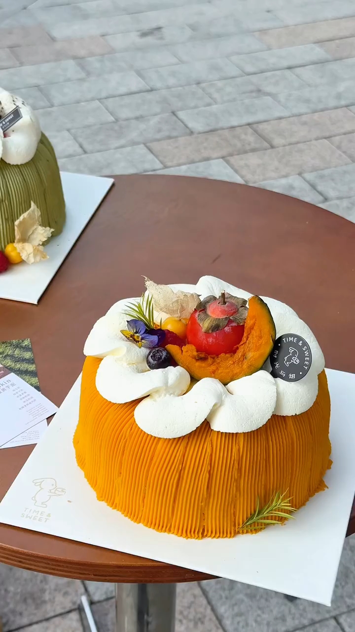 秋日小南瓜蛋糕颜值高爆炸好吃.