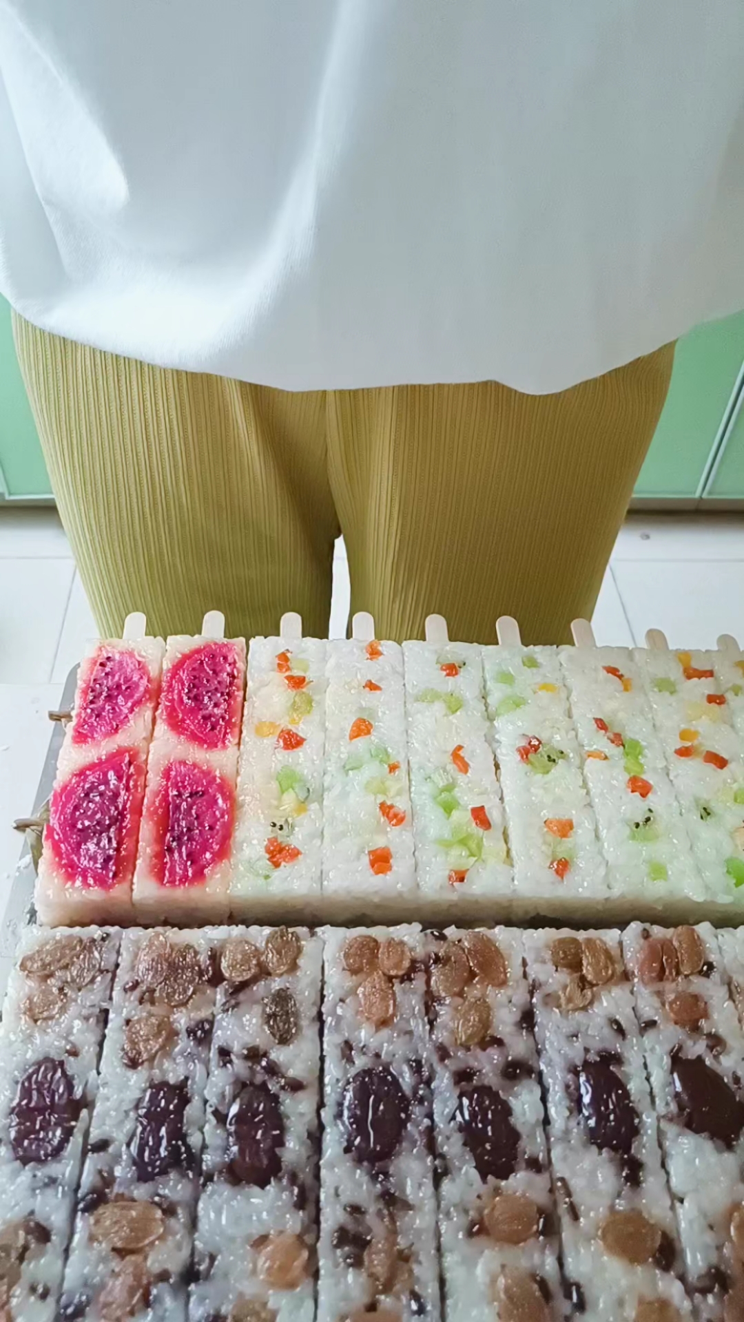 美味的水果糯米糕又上线啦#美食小吃#水果糯米糕#宝妈摆摊