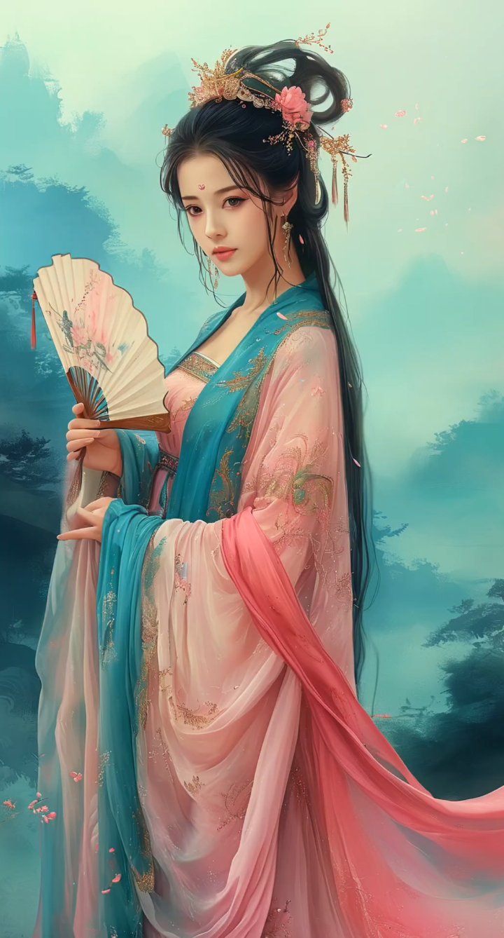 古风水墨仙女图集高清壁纸