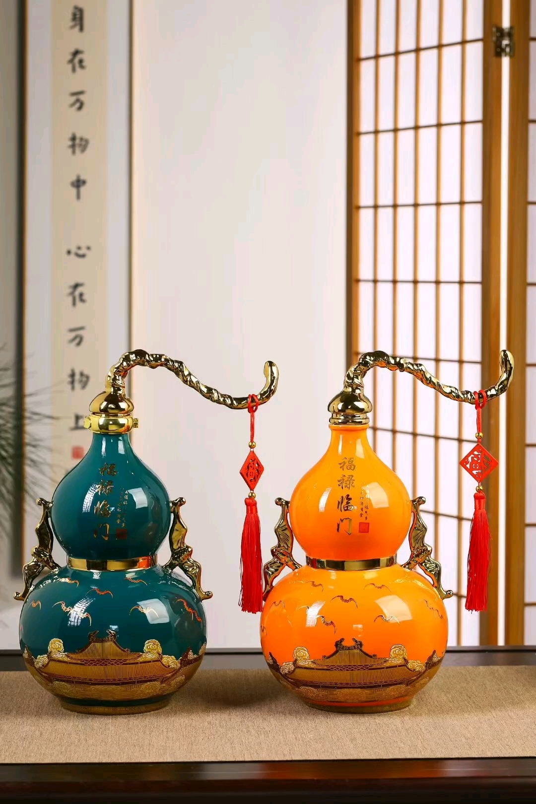 景德镇陶瓷酒瓶5斤装家用密封酒坛子白酒瓶空瓶窖藏酒壶酒坛酒罐