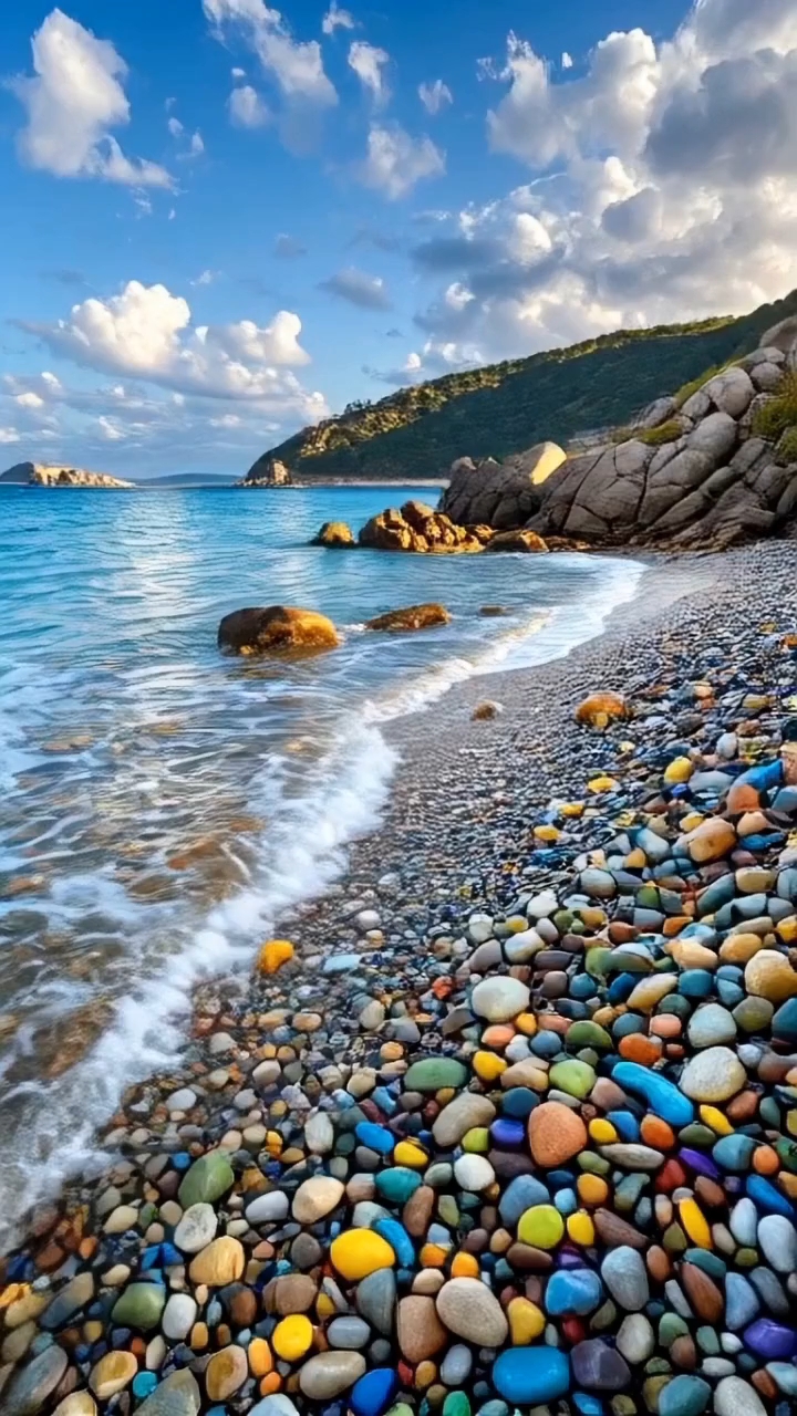 美丽的海滩 心旷神怡