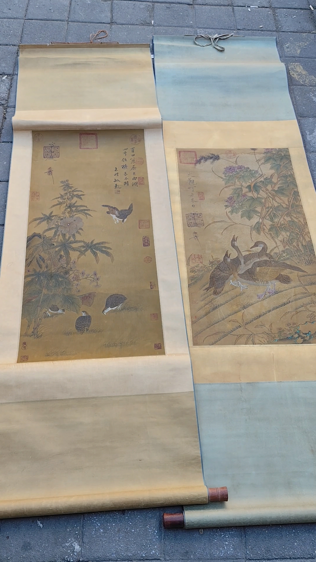 宋徽宗赵佶画的花鸟