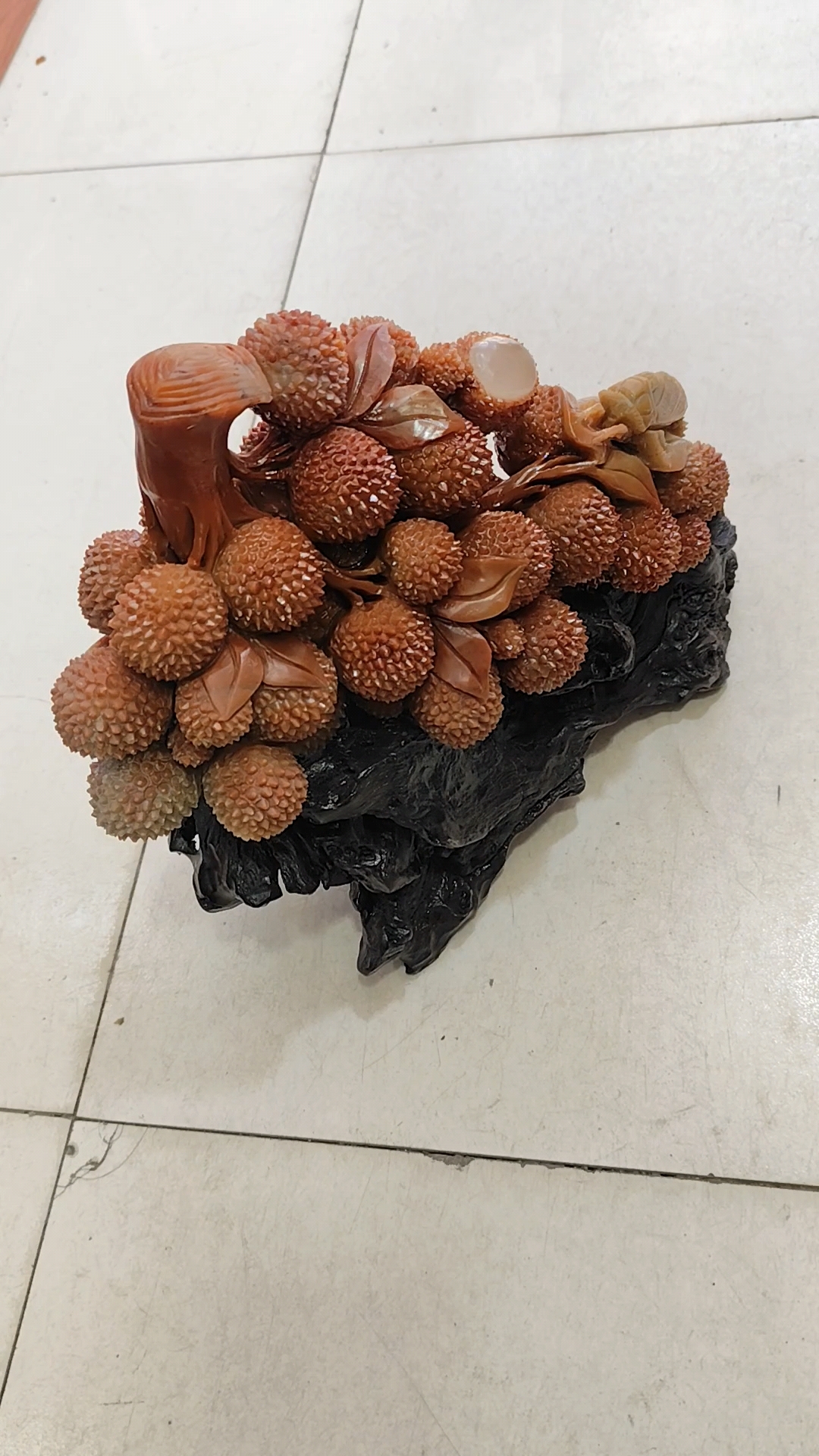 寿山石雕刻荔枝