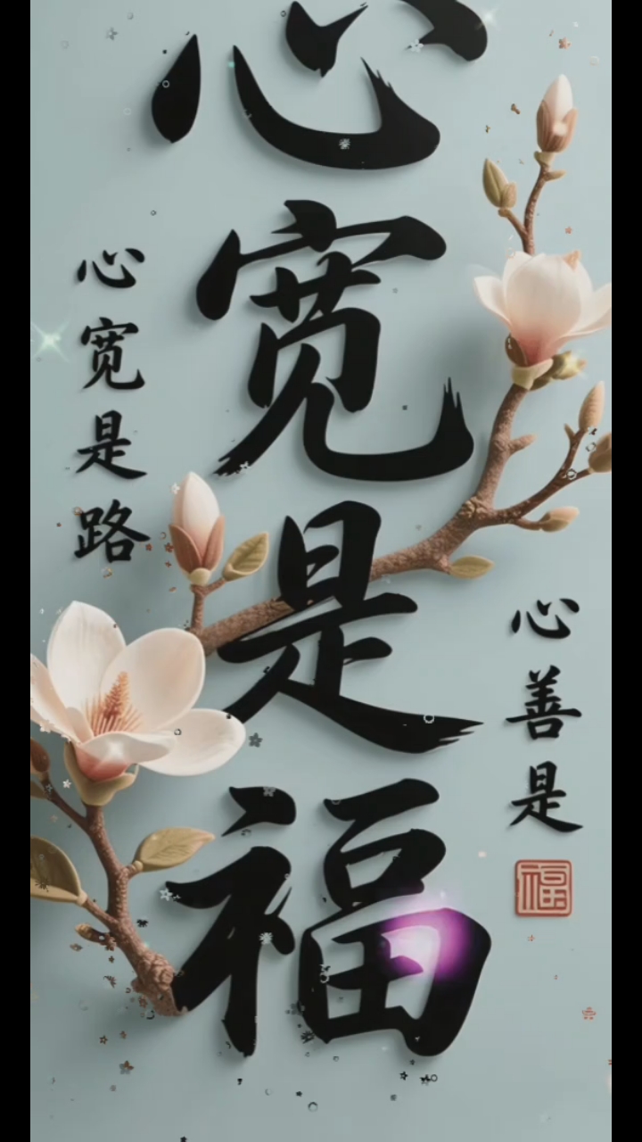 家人们心宽是福,心宽是路,心宽行远