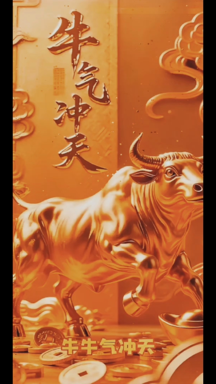牛气冲天,扭转乾坤,牛年大发