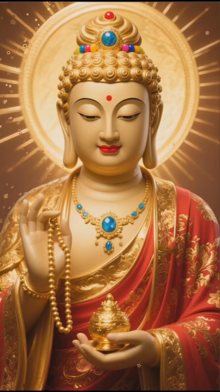 金佛送福,福满多多,祥佛送财,财源滚滚,平安顺遂